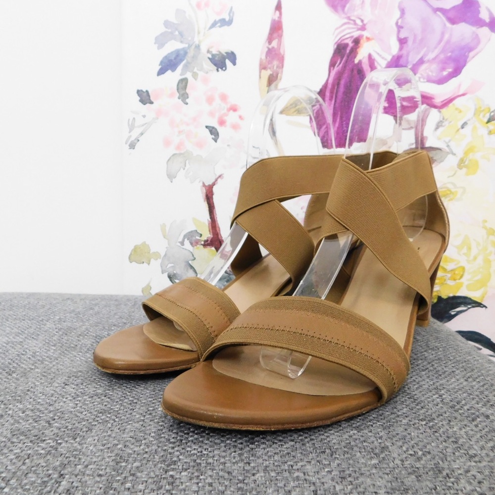 Stuart Weitzman Nutty Tan Stretch Heels